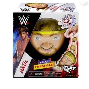 WWE Splat Heads 4" LOGAN PAUL Smash Pull & Stretch Figure 2025